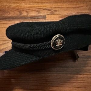 Zara Black Breton Hat